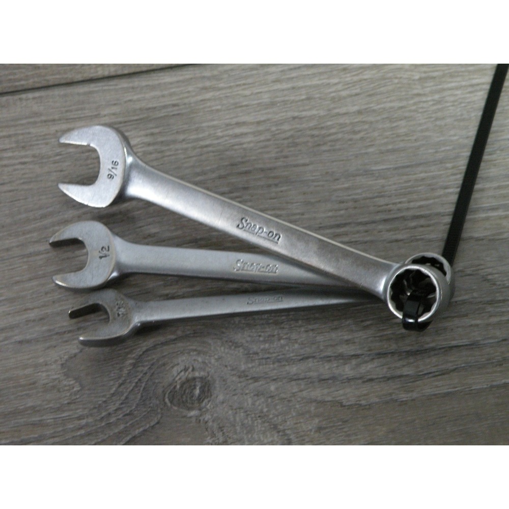 Snap-on OEX Combination Wrench Set 7/16 1/2 9/16 USA Tools